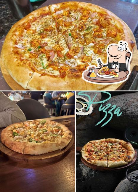 Order pizza at The Yard