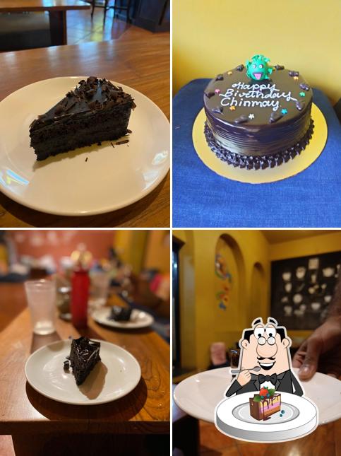 Chocolate cake at Cafe Klatsch