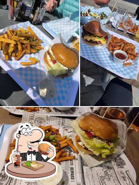 Commandez un hamburger à FISH'N'BEER · PUB & FOOD