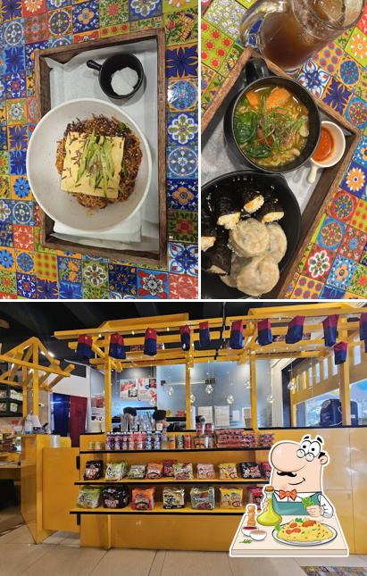 Food at Mr. K Korean Ramyun Cafe