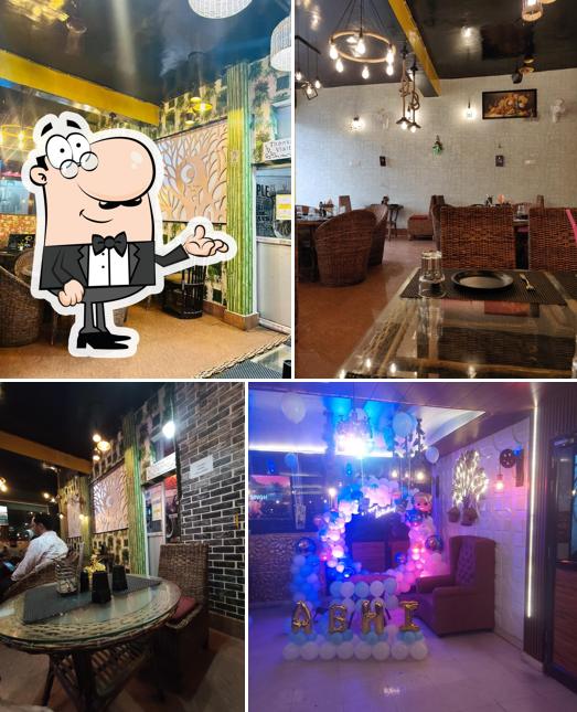 The interior of Puvika Cafe