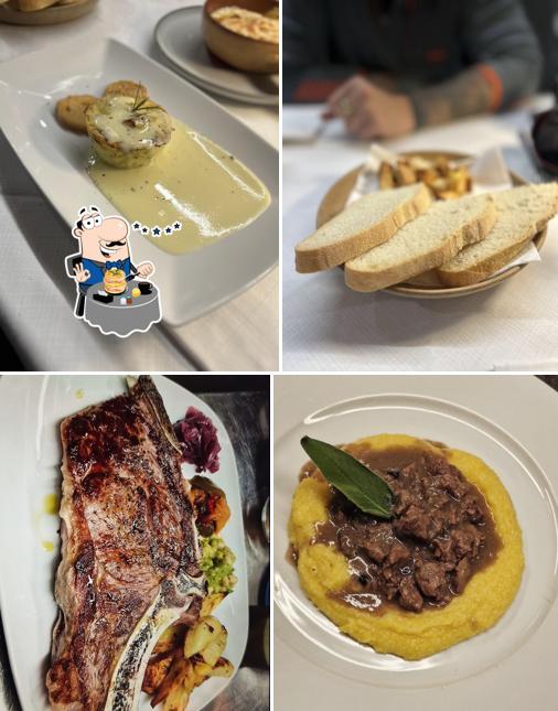 Platti al Ristorante Grotta del Cervo