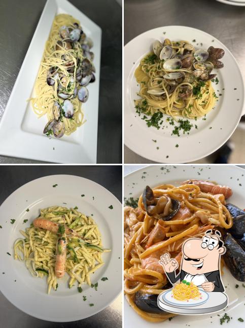 Spaghetti alla carbonara al Snoopy Pizza & Burger Bar