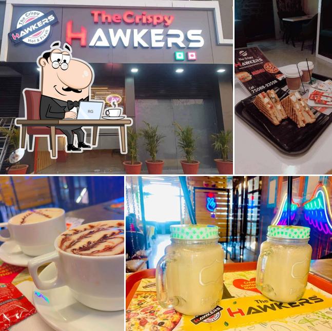 The interior of The Crispy Hawkers