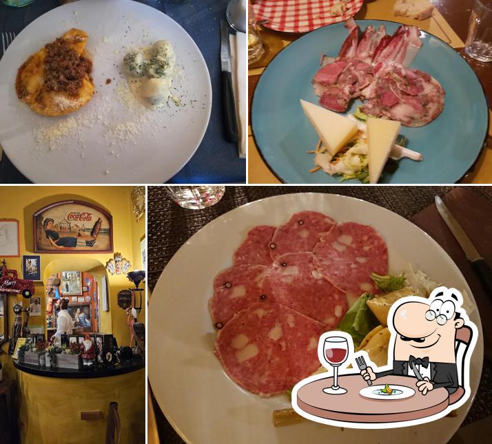 Platti al Osteria Su Santa Trinita