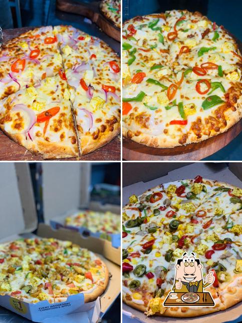 Try out pizza at Hungry point