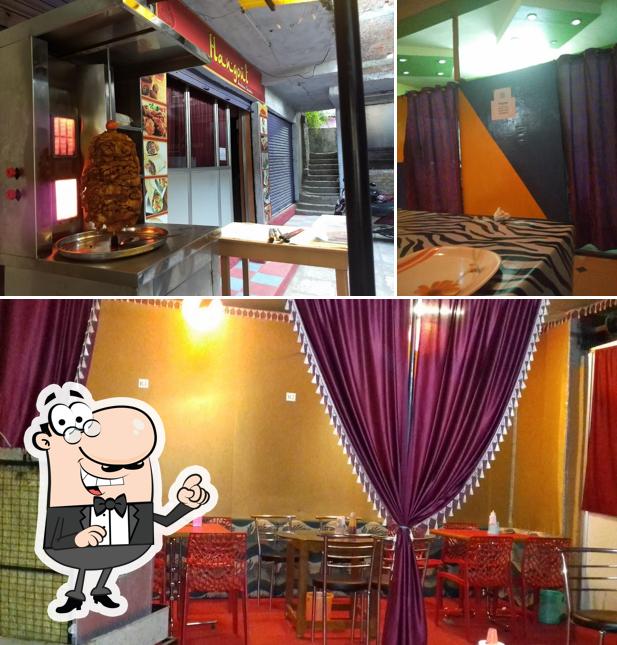The interior of Hangout Arabian delicacies
