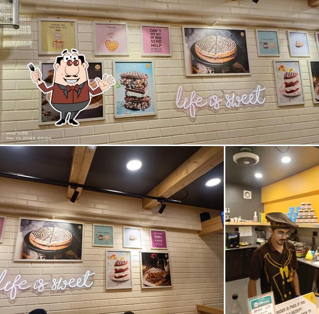 The picture of food and beverage at The Belgian Waffle Co