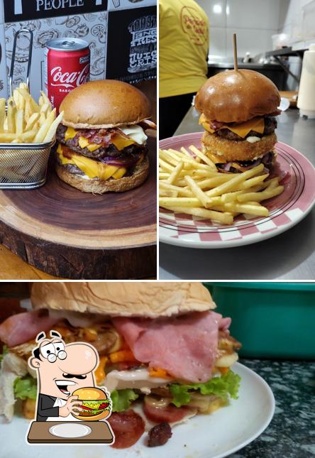 Peça um hambúrguer no Lanchonete Pecado da Gula