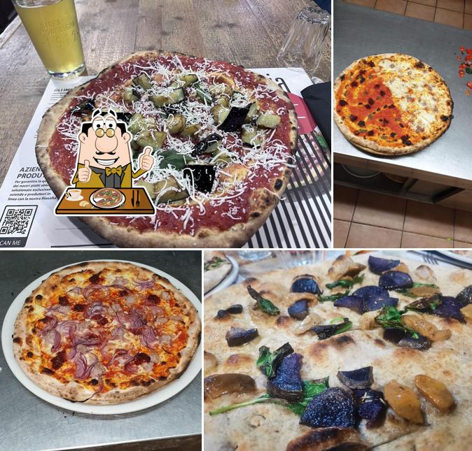 A Pizzeria Via Cassia, puoi ordinare una bella pizza