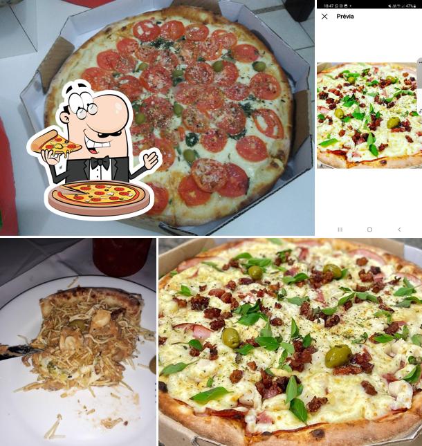 Consiga diversos estilos de pizza