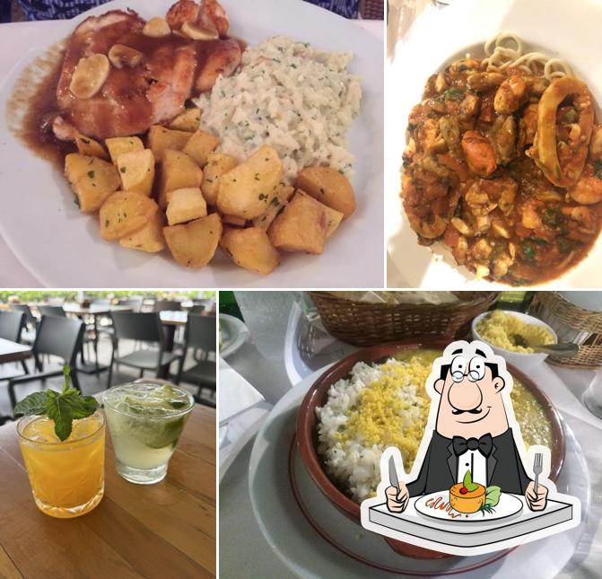 Comida em Restaurante La Maison