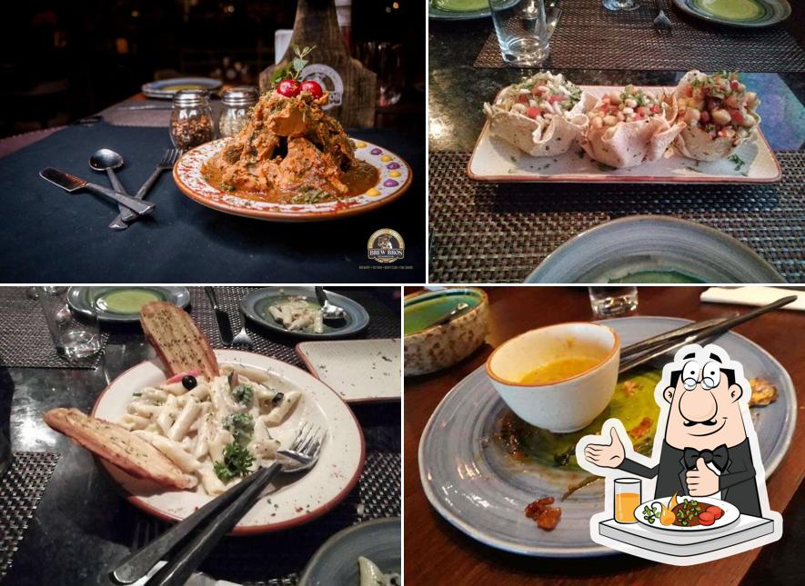 Food at Brew Bros MicroBrewery