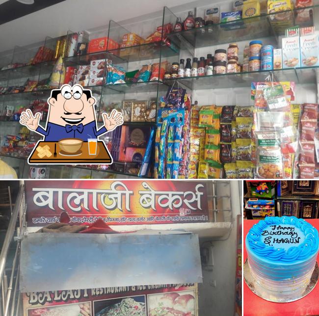 Food at Balaji Bakers and ice cream parlour