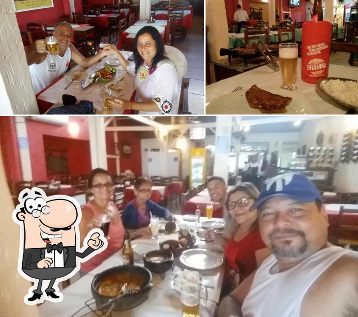 O interior do Restaurante Brasileirão