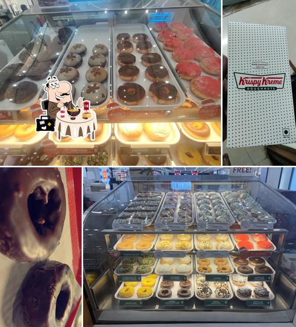 Food at Krispy Kreme Doughnuts & Coffee
