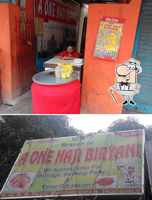 The exterior of A ONE HAJI BIRYANI