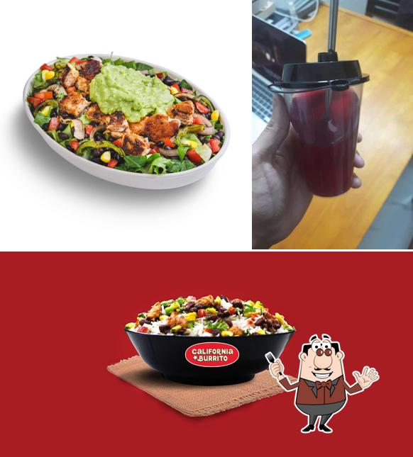 Food at California Burrito Mexican Kitchen @ Noida Extension