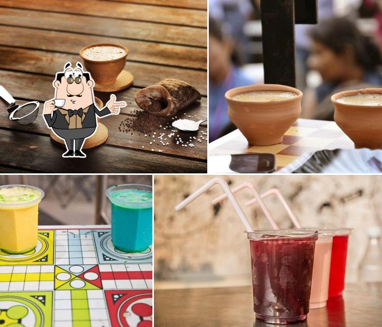 Enjoy a beverage at Chaos Control Cafe
