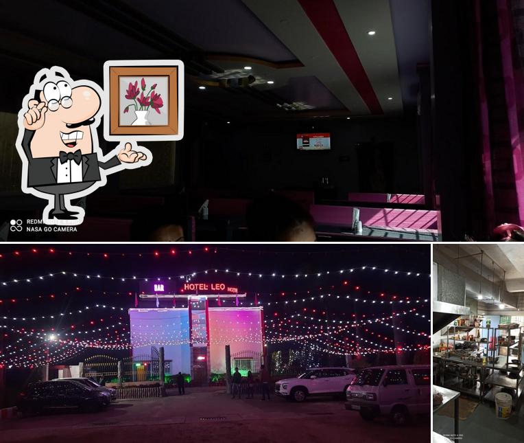 This is the image displaying interior and exterior at Hotel Leo.b