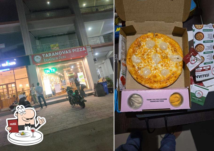 Food at Taranovas Pizza