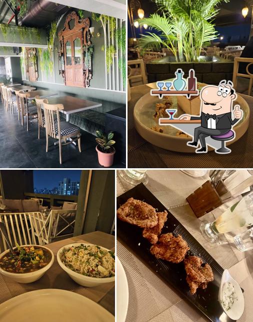 The interior of Barrio Rooftop, AC Restaurant & Bar - Pimple Saudagar