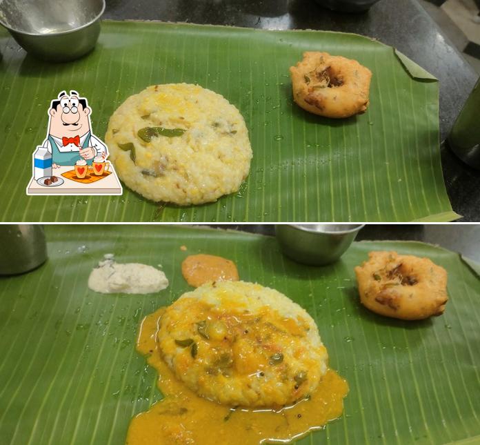 Enjoy a beverage at Hotel Sri Saravanabhavan