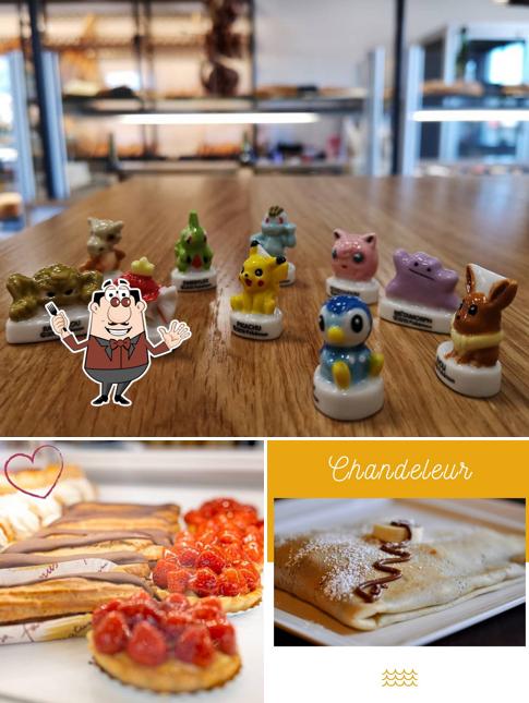 La immagine di cibo e interni da La Couronne - Pâtisserie - Boulangerie