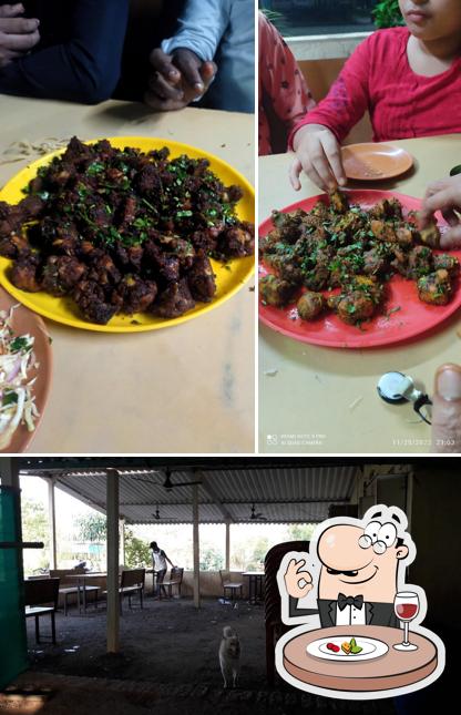 This is the photo depicting food and interior at RK Dhabha