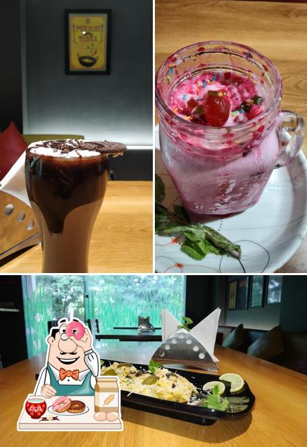 The Dhaba Café offers a selection of sweet dishes