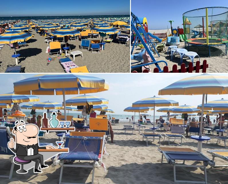 Siediti a un tavolo di Restaurant Ventaglio Beach Club
