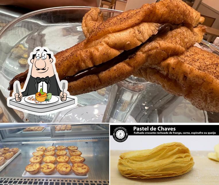 Platos en Casa das natas Copacabana