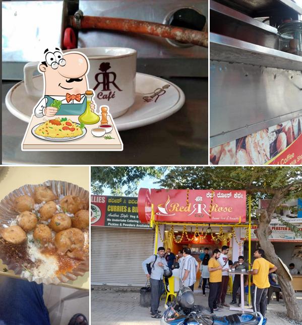 Food at Red Rose Cafe