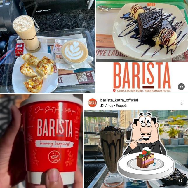 Chocolate cake at BARISTA KATRA