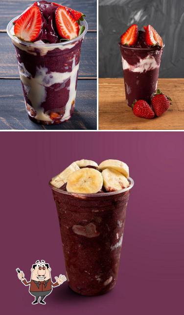 Baianas açaí lanches Miraí Minas gerais