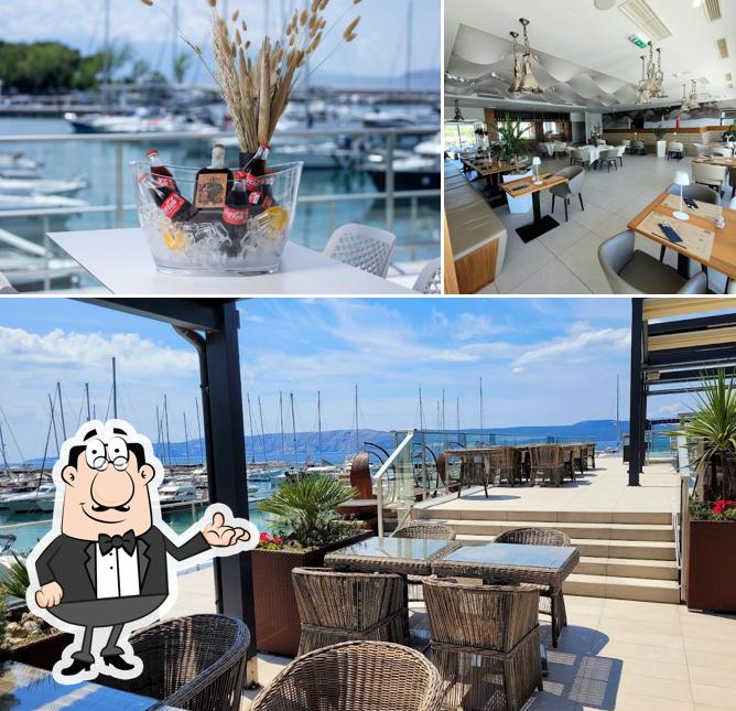 Gli interni di RESTORAN ADMIRAL, Marina Novi, Novi Vinodolski