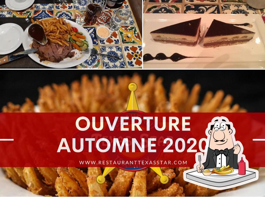 A Restaurant Texas Star vous pouvez essayer des frites, des pommes frites