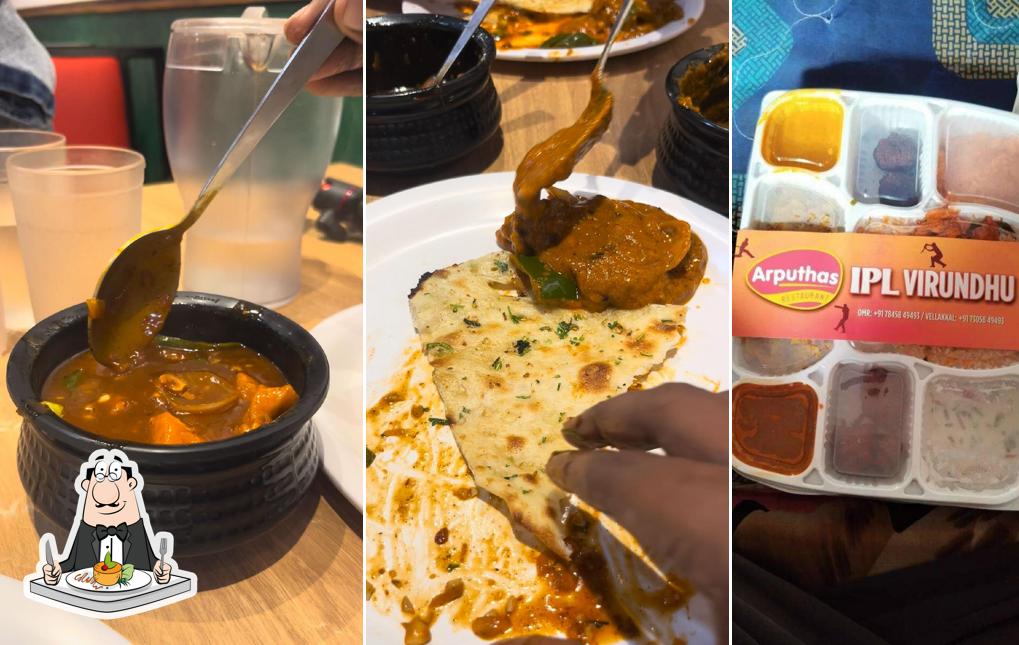 Meals at Arputhas Restaurant