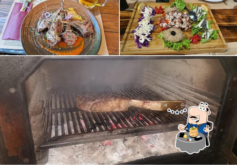 Plats à Downtown Grill Split steak & seafood