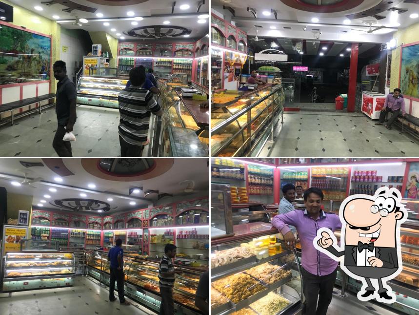 The interior of DELHI MITHAIWALA