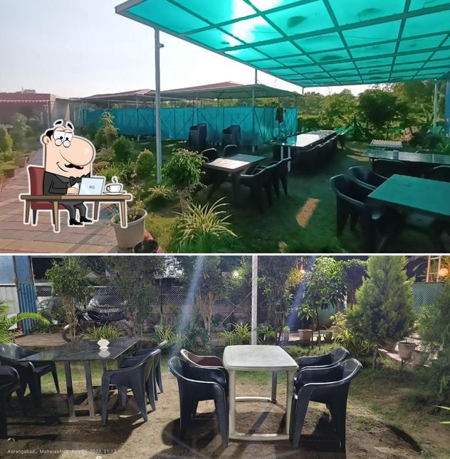 The interior of Hotel Honest (veg and nonveg)