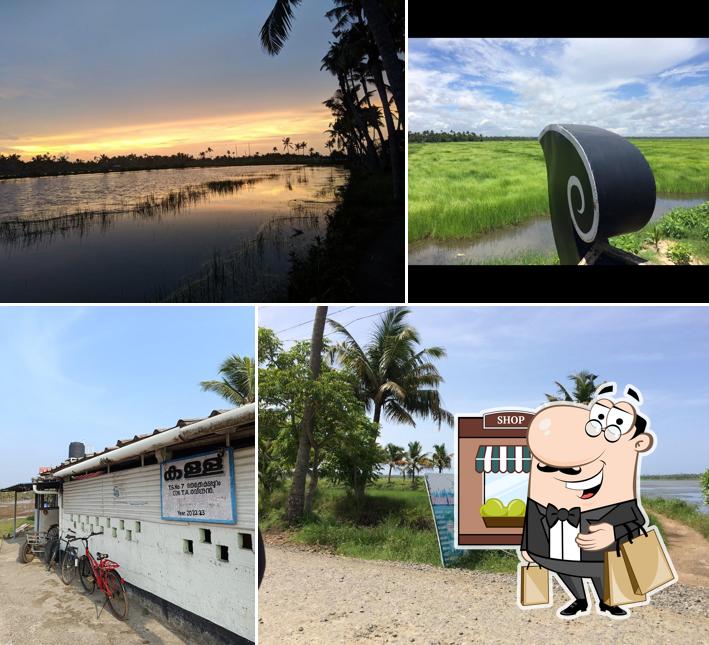 Enjoy the view outside Kannat Hutzz Toddy Shop