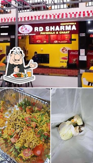 This is the picture displaying food and interior at RD Sharma Pav Bhaji and Chaat Chopatiwala