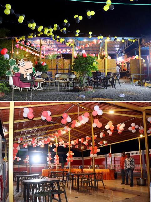 The interior of Raas restaurant Dhaba