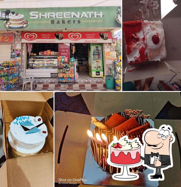 Red velvet cake at shree nath Baker's