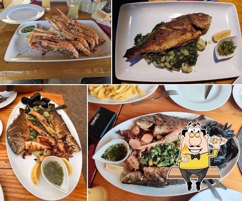 I clienti di Konoba Bembo possono provare vari prodotti di cucina di mare