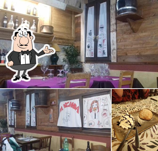 Gli interni di La Locanda