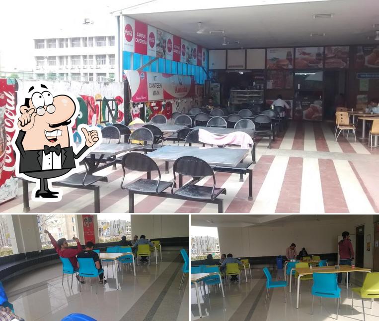 Take a seat at one of the tables at Cafeteria - IIT Ropar