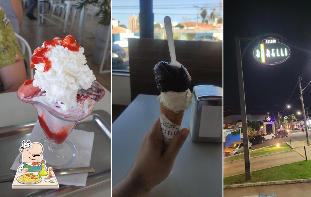 Platos en Gelato Borelli Botucatu