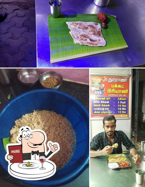 Food at Noorani Biriyani Hotel